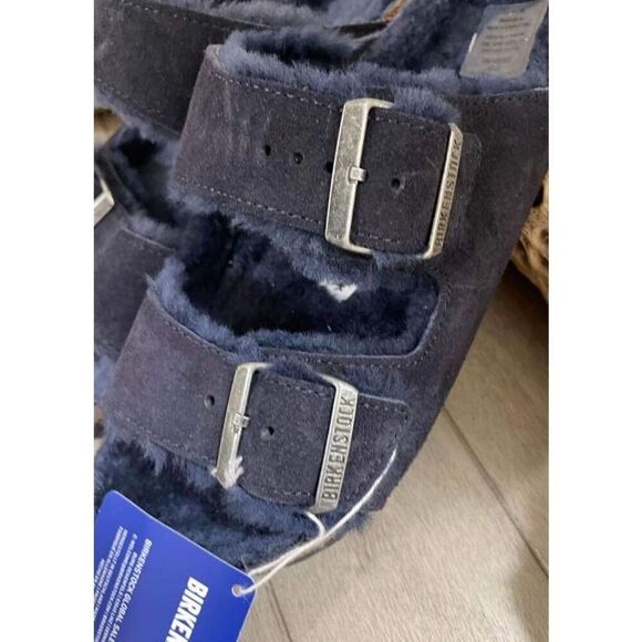 Birkenstock Arizona Big Buckle Shearling Size 38 - Picture 5 of 7